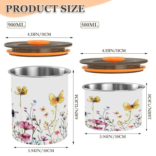 ATTX Envase de Café Hermético Acero Inoxidable 900ml miniatura 2