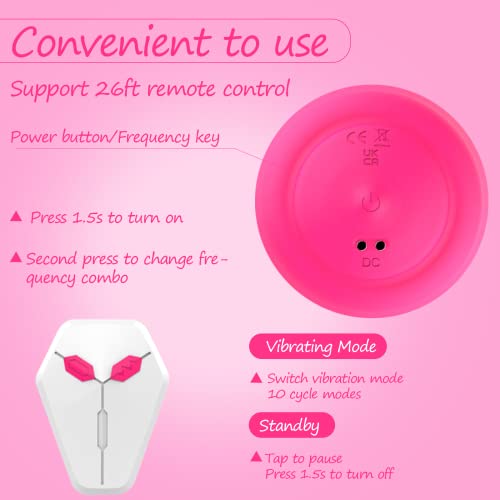 Bfmodfaf Wireless Nipple Vibrator Massager, Nipple Stimulator, Teaser With Remote Control For Female Sex Toys (Rose) #TOP4