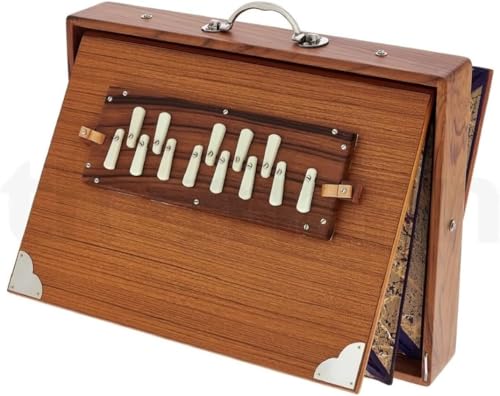 Boîte Shruti pour méditation et yoga en teck massif 40,6 cm accordage 440 Hz