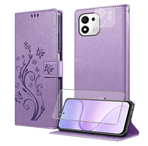 MQERYBV Coque pour Honor 600 Lite 5G, Violet
