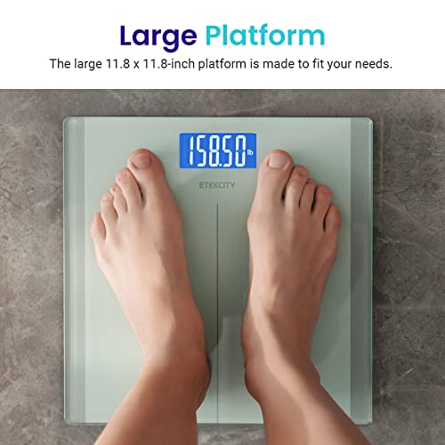 Image of Etekcity Digital Body Weight Bathroom Scale with Step-On Technology, 400 Lb, White (Pack of 2)
