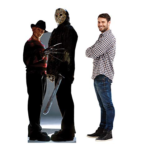 Image of Advanced Graphics Freddy vs. Jason Life Size Cardboard Cutout Standup - Freddy vs. Jason (2003 Film)