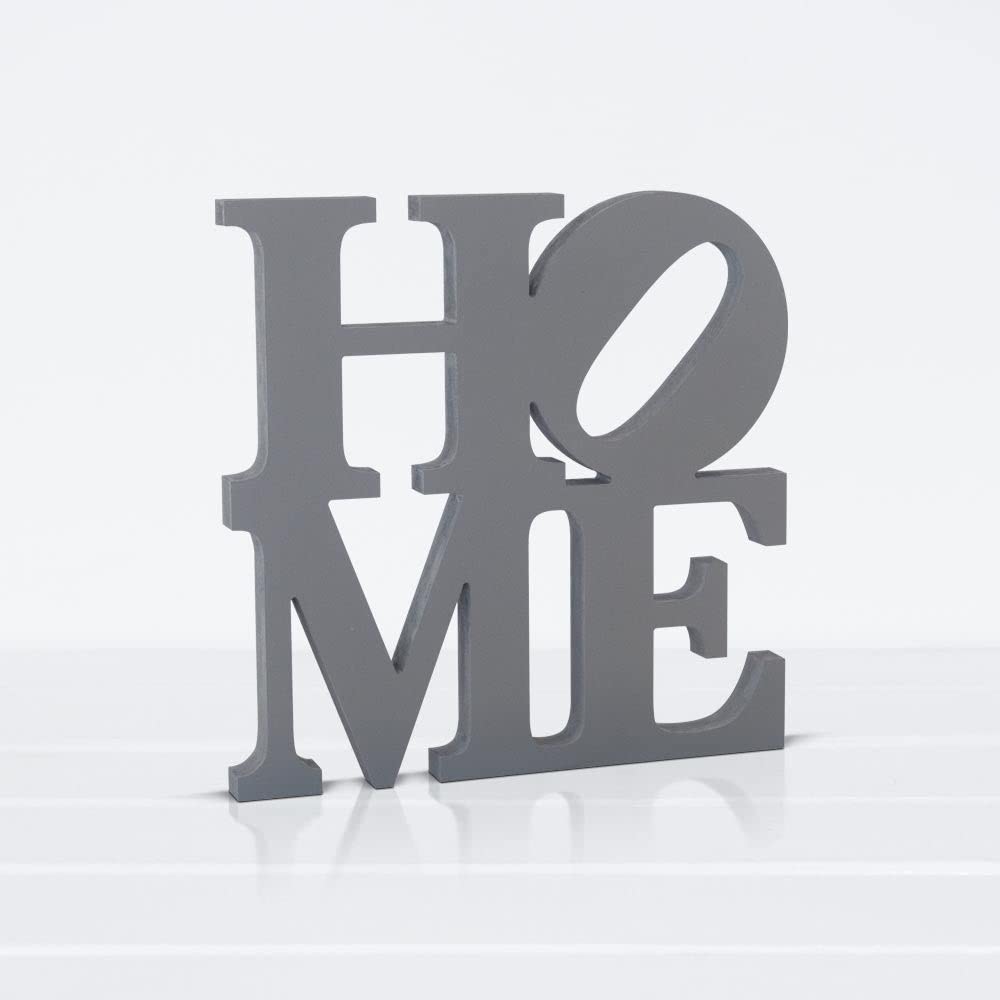 Declea Palabra de Madera Decorativas Home Letras Grandes para Decoración de Pared: decoración adosada para Cocina, Sala de Estar, Dormitorio, para Eventos de Bodas