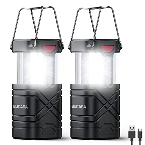 BUCASA Solarbetriebene Campinglaterne, superhell, wasserdicht, für den Außenbereich Cover