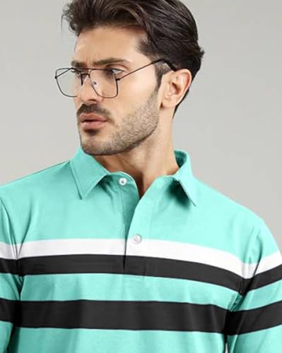 Image of AUSK Men Polo T-Shirt || Full Sleeves Polo T Shirts for Men || Mens T-Shirts