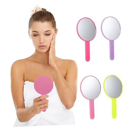 Espejo de mano para maquillaje portátil LIFKOME 8 piezas miniatura 5