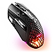 SteelSeries Aerox 5 Wireless Ergonomic 9-button TrueMove Air Sensor 18000 CPI Ultra-Lightweight Design Gaming Mouse - Black (Renewed)