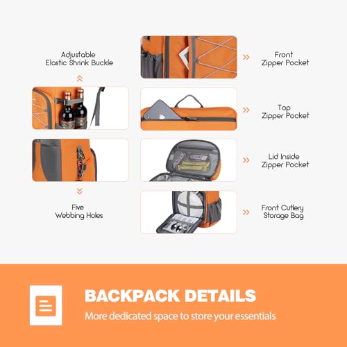 Image of Maelstrom Cooler Backpack - 35 /50 Can Insulated Soft Cooler Lunch Bag for Camping, Beach, Hiking & Shopping