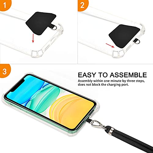 Takyu TYUSND-LANYARD-BLACK Phone Lanyard, Universal Cell Phone Lanyard thumb #5