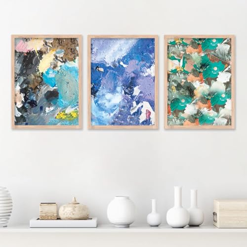 Image of kotart Painting for Wall Decoration - Modern Art Wall Decor Framed Painting for Living Room Bedroom - Framed Wall Posters /Paintings with Frame Set of 3-D (Art 8, 19x25 inch)