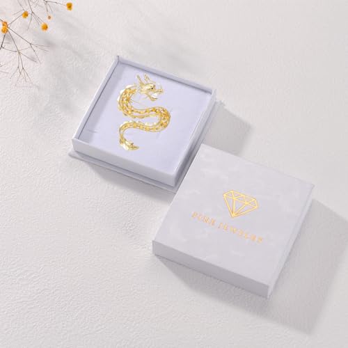 Image of Animal Brooch for Women Girls 18k Gold Plated Animal Brooch Pin Rhinestone Animal Brooch Lapel Pin Jewelry Thanksgiving Day Birthday Wedding Gifts for Mom Wife
