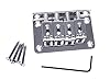4-string Chrome Hard-tail Bridge for Cigar Box Guitars Electric Ukulele & More #1