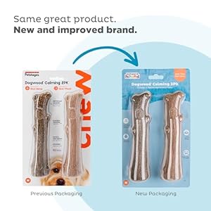 Petstages Dogwood Wood Durable Dog Chew Toys, Real Wood & Calming Hemp, 2-Pack, Medium Petstages Dogwood Wood Durable Dog Chew Toys Real Wood Calming Hemp 2 Pack Medium