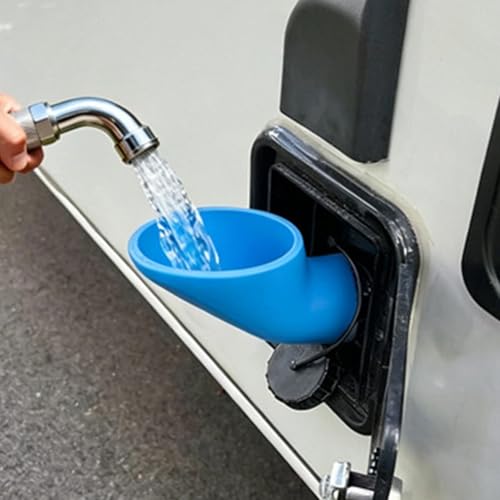 Entonnoir pour réservoir d'eau de camping-car évitant les fuites et refoulements d'air