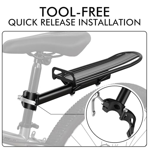 Adjustable Bike Cargo Rack Quick Release