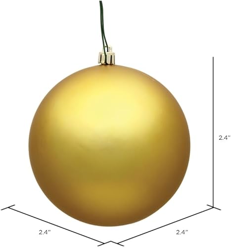 Miniatura 8 de Vickerman Adorno de bola plateada de 24 pulgadas, con 4 acabados, 24 por caja