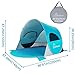 WolfWise UPF 50+ Easy Pop Up 3 Person Beach Tent Sport Umbrella Instant Sun Shelter Tent Sun Shade Canopy