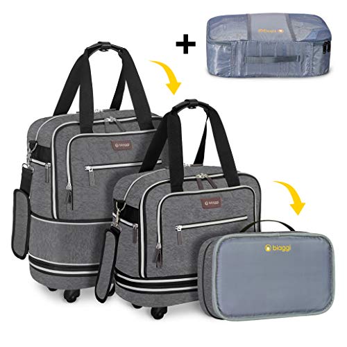 Biaggi Zipsak Boost! Foldable Underseat Carry-On Bag