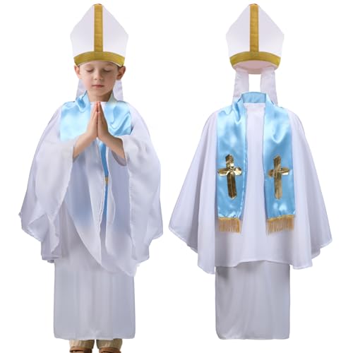 Disfraz de Papa para niños Halloween tamaño S