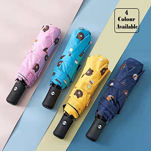 Image of KEKEMI 3 Fold Automatic Sun & Rain Umbrella for Men & Women (Pack of 2)