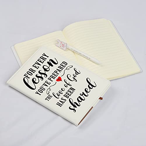 Carnet d'école du dimanche G2TUP pour enseignant d'église cahier de notes - 4