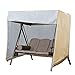 LICHENGTAI Funda para Balancin Columpio 3 Plazas Terraza Jardin, Antipolvo Anti-UV Impermeable Muebles Fundas, para La Cubierta Protectora de La Cubierta del Columpio del Jardín, 220x125x170cm
