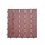 Pack of 9 (9 sq. ft) Patio Composite Deck Tiles, Outdoor Waterproof Interlocking Plastic Deck Tiles for Outdoor Deck, Outdoor Shower, Balcony, Front Porch, Poolside Flooring-5 Slats-Brown