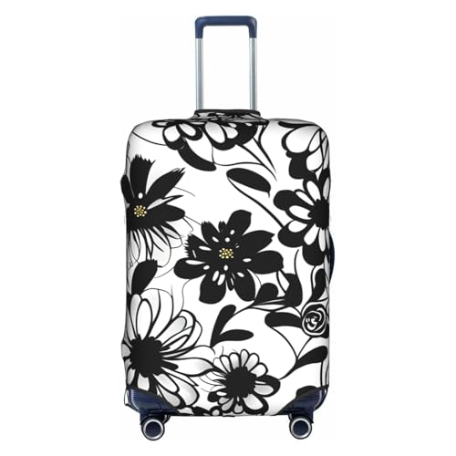 Housse de protection en polyester blanc à fleurs pour le rangement maison S
