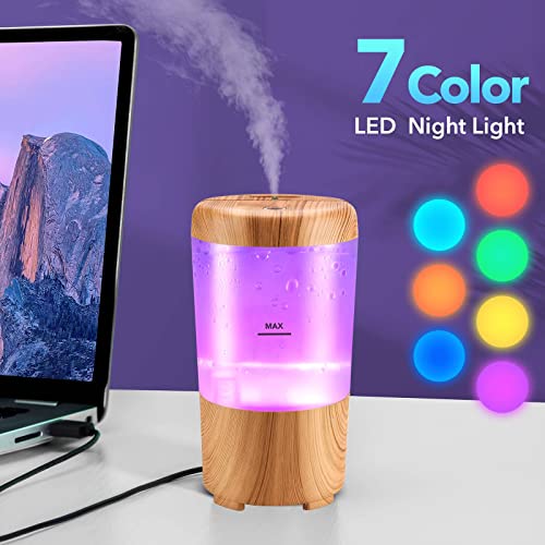 One Fire Car Diffuser Mini Humidifier,Portable Humidifiers Small Car Humidifier,7 Colors Desk Humidifier Car Essential Oil Diffuser,Mini Diffuser For Car Scent Diffuser,Usb Travel Humidifiers Diffuser #TOP3