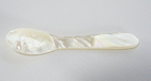 B&M Handicraft Premium Mother Of Pearl Caviar Spoon (3 Pcs, 4 Inches) #TOP2