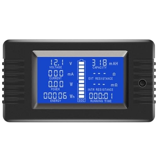 Voltmètre ampèremètre DC 200V 200A testeur de batterie pour tension et capacité
