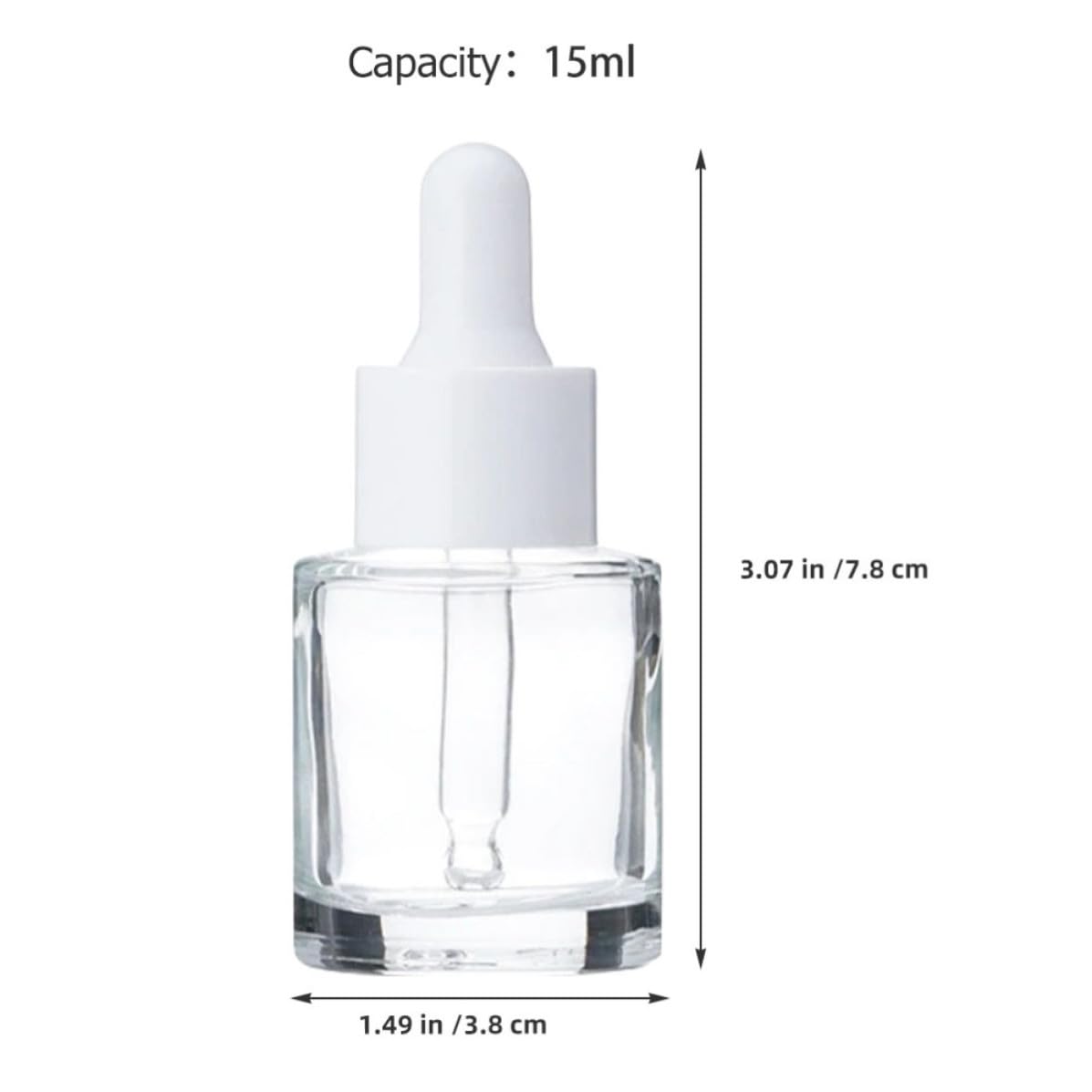 20 Pezzi Boccetta Contagocce in Vetro da 15ml