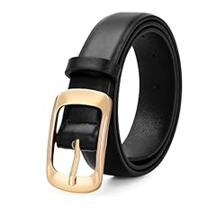 Black With Gold Buckle