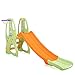 Baby Vivo Toboggan Enfant Aire de jeux Jeu d'Extérieur et à l'Intérieur pour Enfants Jardin en Orange/Vert