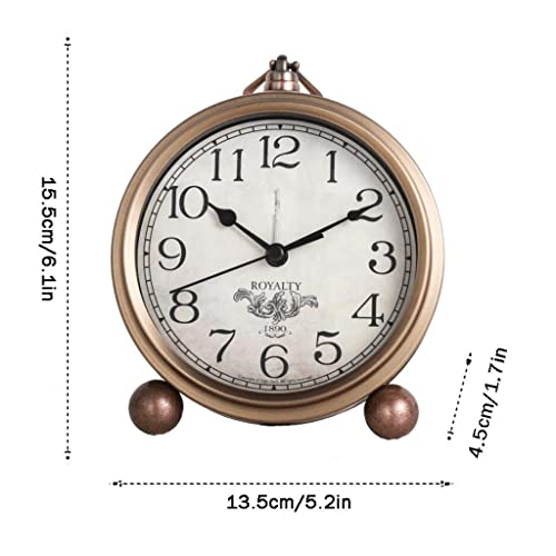 Reloj despertador digital vintage para decorar mesitas de noche sin tictac 2