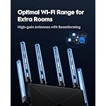 Cudy BE6500 WiFi 7 Router Dual Band Gaming Router, 2.5G WAN Port, 6500Mbps, VPN Client and Server, Cudy APP and Mesh Compatible, Broadcom 2 GHz Quad-Core CPU, WR6500H - Image 4