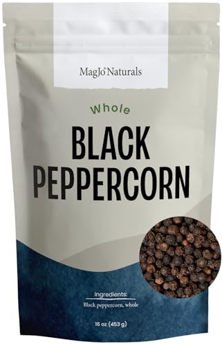 MagJo Naturals Black Peppercorn (whole), Exclusive Cambodian Memot Black Peppercorns