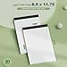 6 Pack Legal Pads 8.5 x 11 College Ruled Notepads, White Note Pads 8.5'' x 11'' Writing Pads Narrow Ruled Lined Paper Pads, 30 Sheets Per Note Pad, Legal Notepads for Work Study Daily Note Taking List