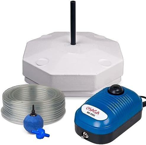 OSAGA Teich Eisfreihalter Set 3 inkl. regelbarer Luftpumpe und Zubehör