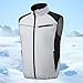 Cooling Vest for Men AC Jacket with 2PCS Fans Ice Cool Air Conditioned Shirt Lightweight Outdoor Workwear for Hot Summer