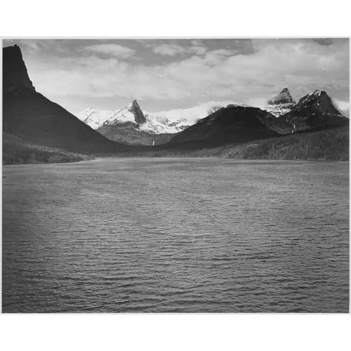 Toile roulée Adams Glacier National Park grand tableau mural moderne 127x101