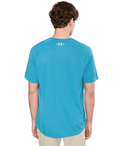 T-shirt Tech 2.0 Under Armour bleu running et musculation en taille L - 4