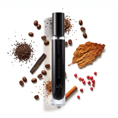 Luxodor Mixology Collection Mixture of Black Af.gano and Blck O.pium Aroma Inspired Notes Unisex Eau de Parfum Lasting Luxury Fragrance for Daily Wear and for Special Occasions - 10 ml 1 Bottle