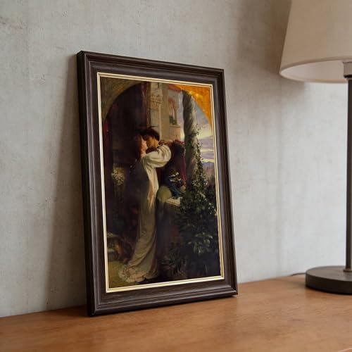 Impression toile Frank Dicksee de Romeo et Juliette decoration murale salon 61x91.4
