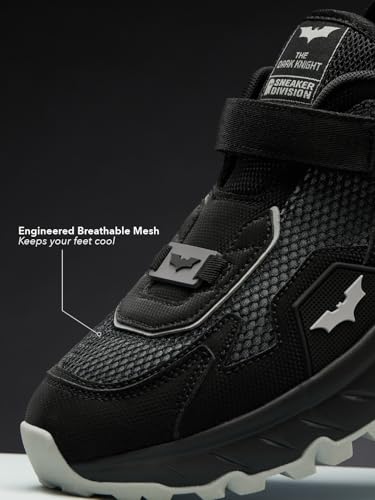 Image of The Souled Store Rovers: Men and Boys Low Top Streetwear Fashion Trainer Engineered Breathable Mesh Rugged Chunky Sole Velcro Strap Closure Lightweight Mules