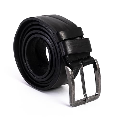 Price Reduced by 35%! Men's Cowhide Leather Belt Durable, Adjustable, Wide Variety for Dress, Work & Everyday 1.5" Wide2