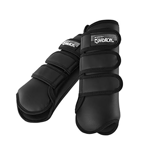 Eskadron Allround Gamaschen für vorne + hinten 4 er Set in schwarz