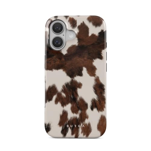 BURGA Cover per iPhone 16 - Custodia Cellulare Carina, Elegante e alla Moda - Protezione Smartphone Rigida Compatibile con iPhone 16, per Lui e per Lei