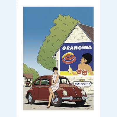 Poster Marin Olivier Margot Coccinelle 50x70cm idéal pour salon moderne
