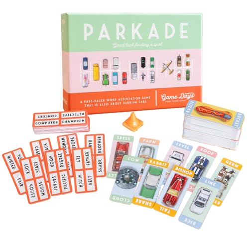 Juego de Mesa Parkade - Juego de Palabras y Estacionamiento de Autos - Juego de Fiesta para Amigos y Familia - Duración de 5 a 15 Minutos para 3 a 13 Jugadores miniatura 1